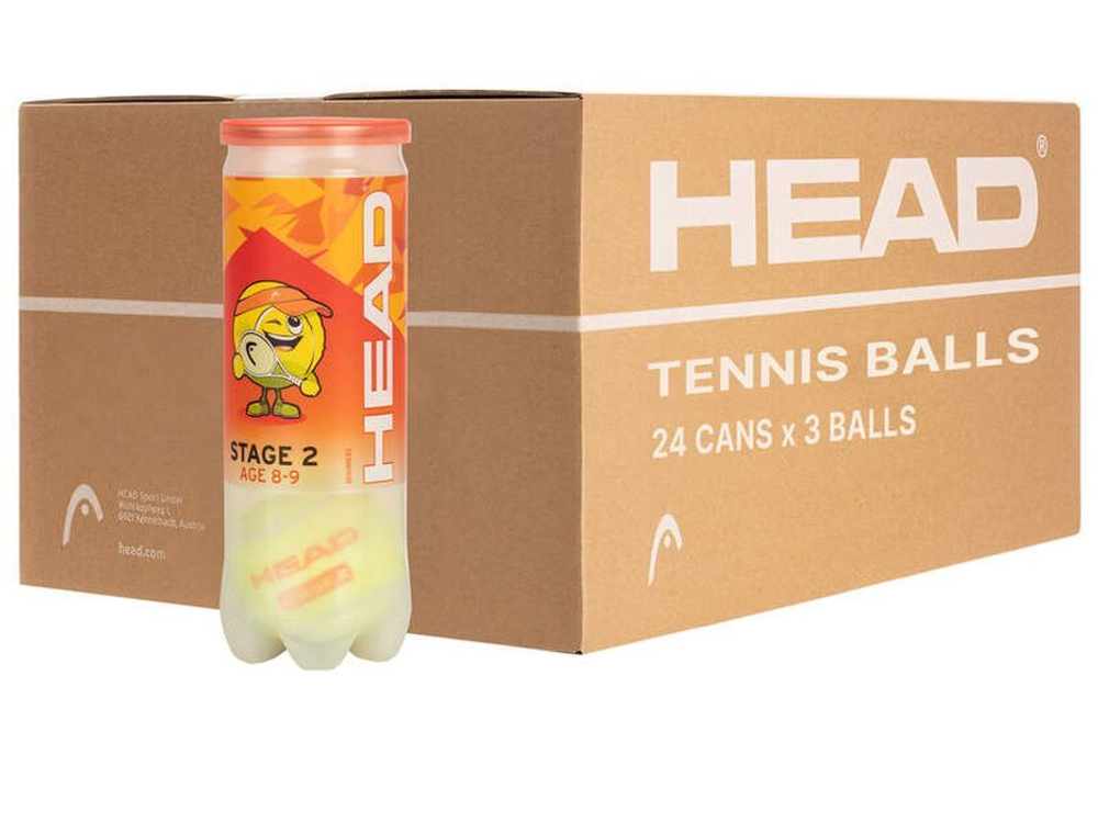 Детские теннисные мячи Head Stage 2 Orange - 24 x 3B