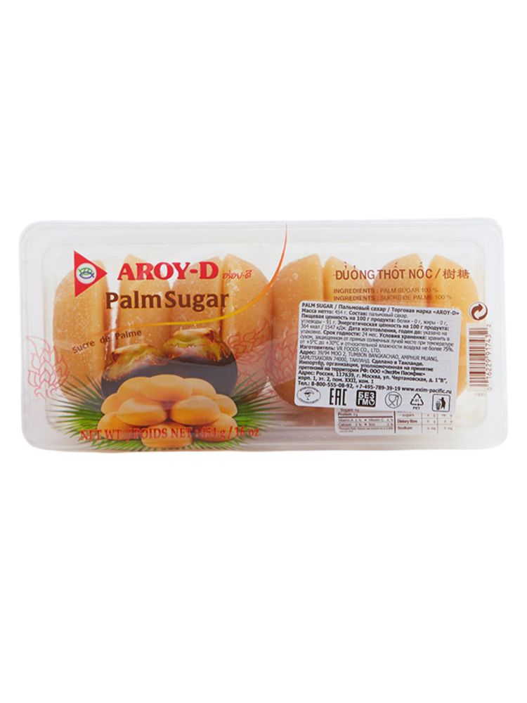 Сахар Aroy-D пальмовый 454 г x 4 шт
