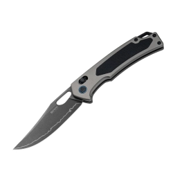 Нож складной SRM 9203-AK2 Retriever Black (140Cr Laminated, Grey Aluminum/Black G10)