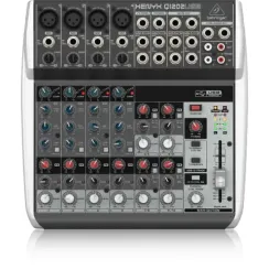Behringer Q1202USB - микшер 4 моно, 4 стерео канала, эквалайзер, микр.предусил, USB