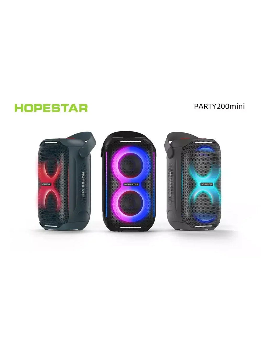 Портативная колонка Party 200 mini - 20 Вт чёрная