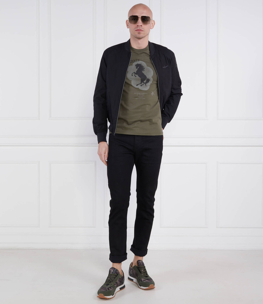 Футболка Aeronautica Militare - зеленый(TS2123J607)