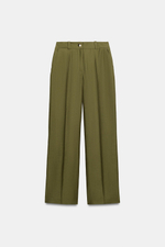 БРЮКИ ПРЯМОГО КРОЯ С ВЫСОКОЙ ПОСАДКОЙ — ZARA