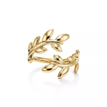 Кольцо из жёлтого золота 18k.🌿Tiffany , Olive