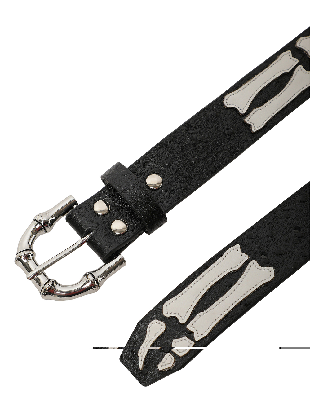 Ремень Кожаный Skeleton Bones Belt