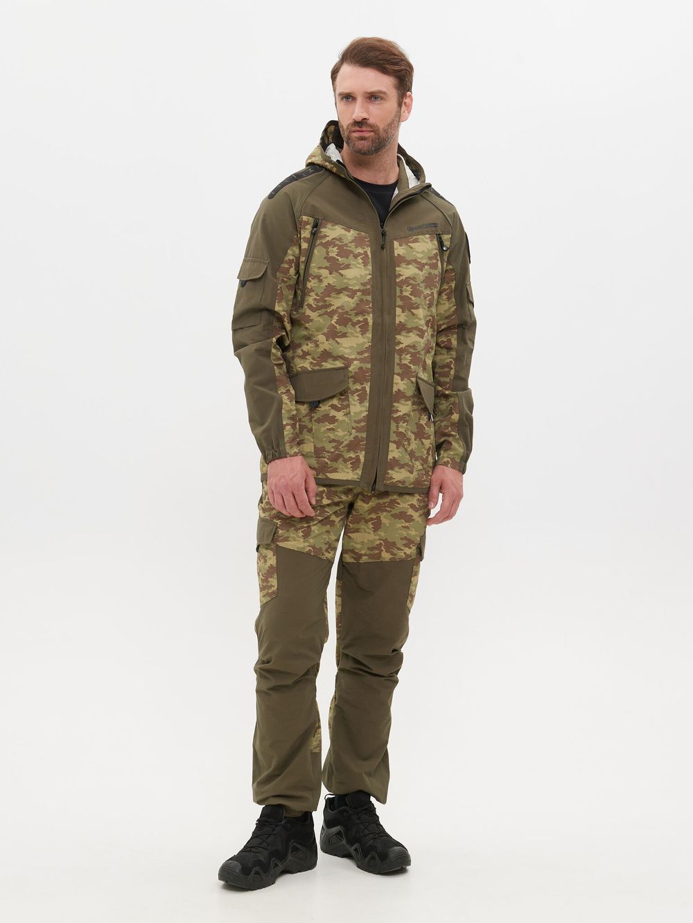 Костюм летний Горка-Люкс ткань Nylon Cotton Рип-Стоп цвет Хаки/MV-23