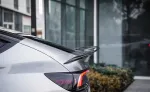 Карбоновый спойлер и губа бампера для Tesla Model Y РЕСТАЙЛИНГ 2025+ Тесла аэродинамический обвес