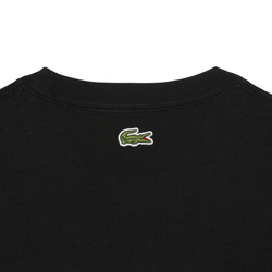 Мужская теннисная футболка Lacoste Printed Cotton - black