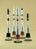 Коллекция моделей ракет носителей на базе Р7 (М1:144)