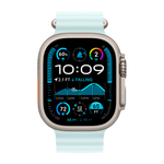 Умные часы Apple Watch Ultra 2 (2024) GPS + Cellular, 49mm, Natural Titanium Case with Ice Blue Ocean Band, (Ледяной голубой)