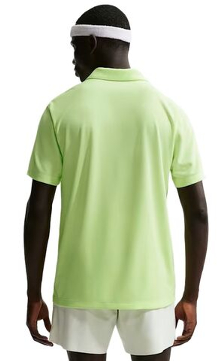 Теннисное поло Nike Court Dri-Fit Solid - light liquid lime/black