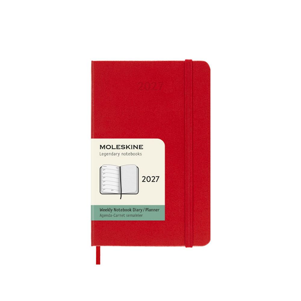 Еженедельник Moleskine 2027 Classic Weekly Pocket (DHF212WN2)
