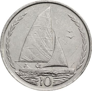 10 пенсов 1997 Остров Мэн