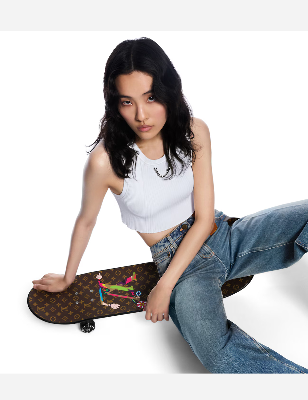 Скейтборд Louis Vuitton x Takashi Murakami (GI1320)