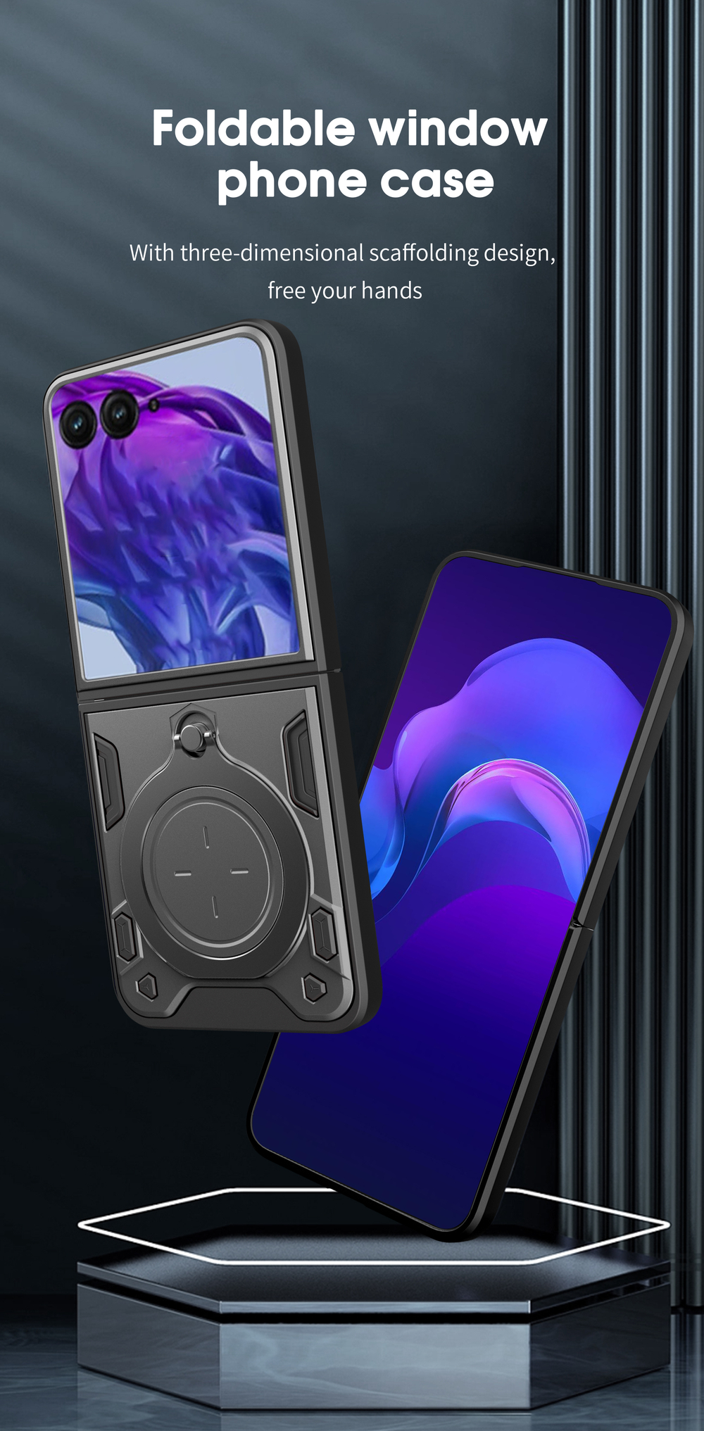Чехол с кольцом Big Ring Case Moto Razr 50 Ultra