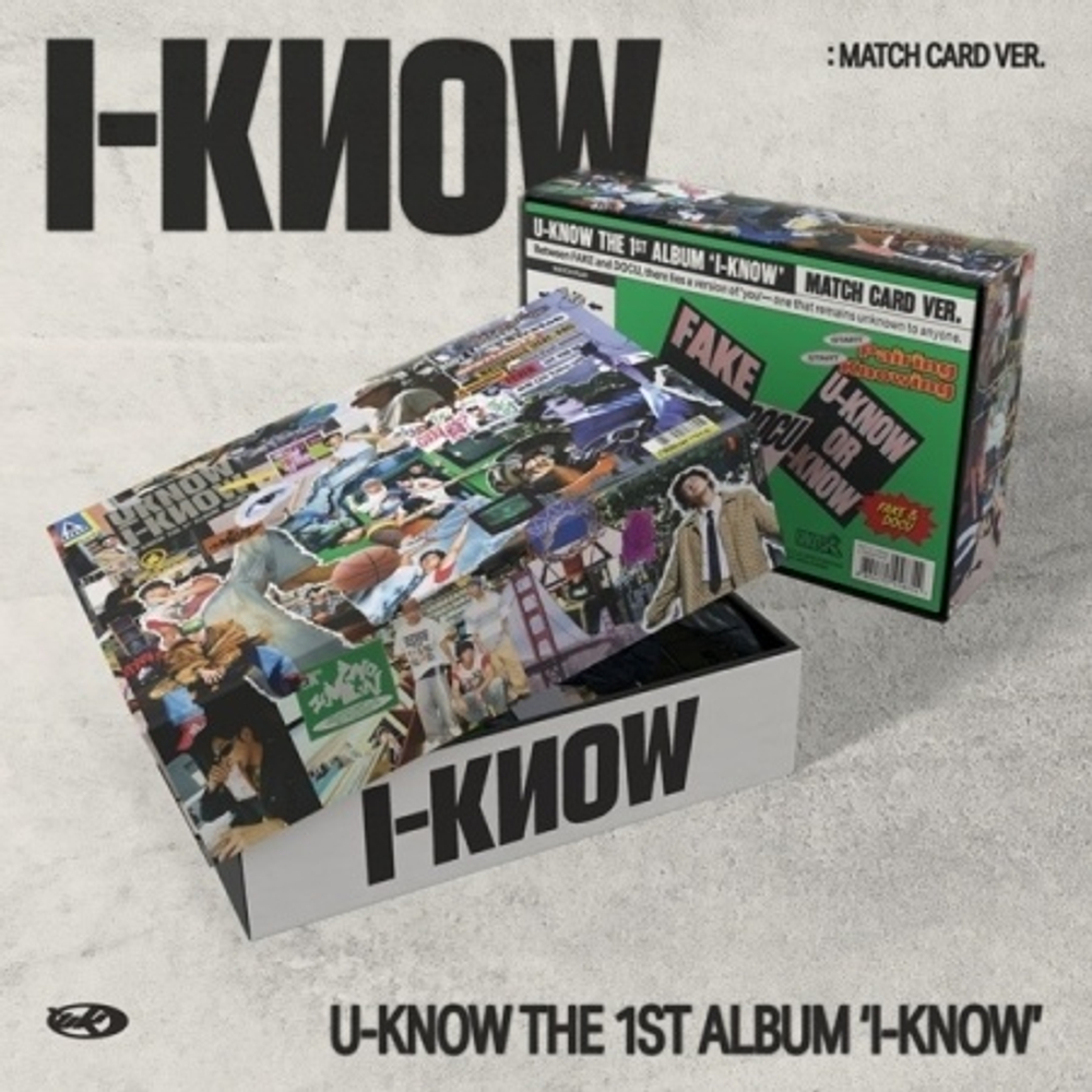 Альбом U-KNOW - I-KNOW 1st Album MATCH CARD Version