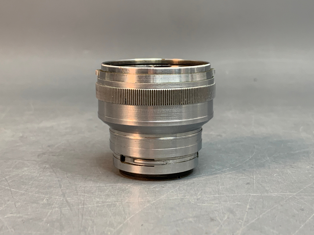 Carl Zeiss Jena Sonnar T 5cm f/1.5 М39, царапины на передней линзе
