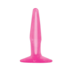 Анальная втулка Basix Mini Works Mini Butt Plug розовая (Цвет: розовый)