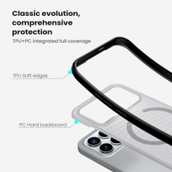 Чехол тонированный c MagSafe для Xiaomi Poco F8 Ultra и Redmi K90 Pro Max, серия Super Frosted Shield Pro Magnetic (Clear version) от Nillkin