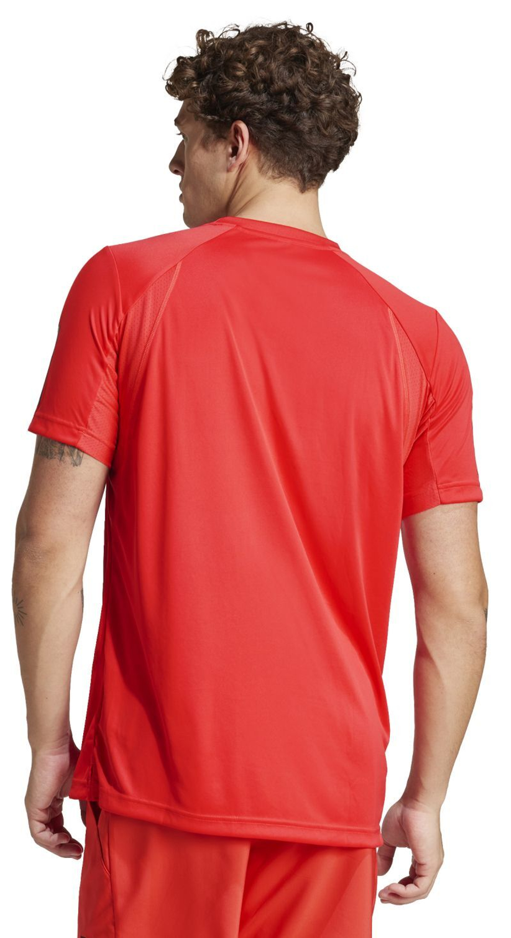 Мужская теннисная футболка Adidas Club Tennis Climacool 3-Stripes - красный
