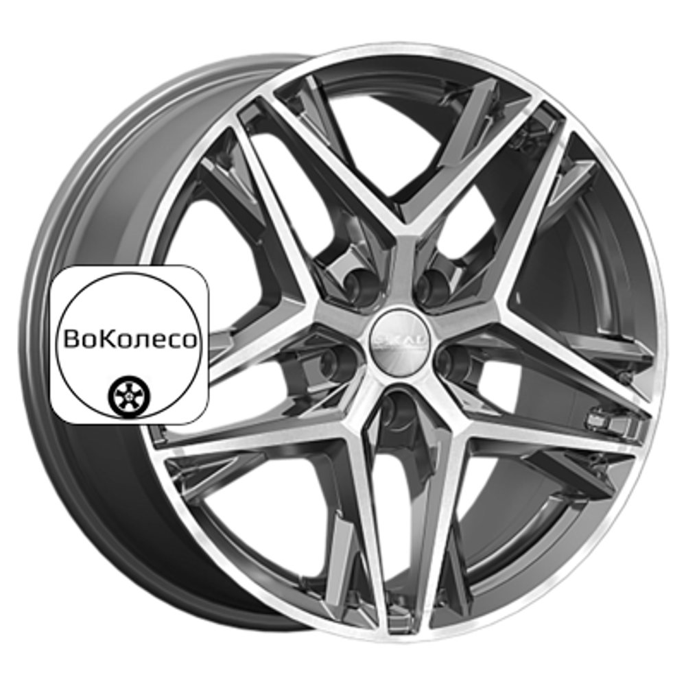 8x18/5x114,3 ET40 D66,1 Челси (КЛ1100) Алмаз графит СКАД