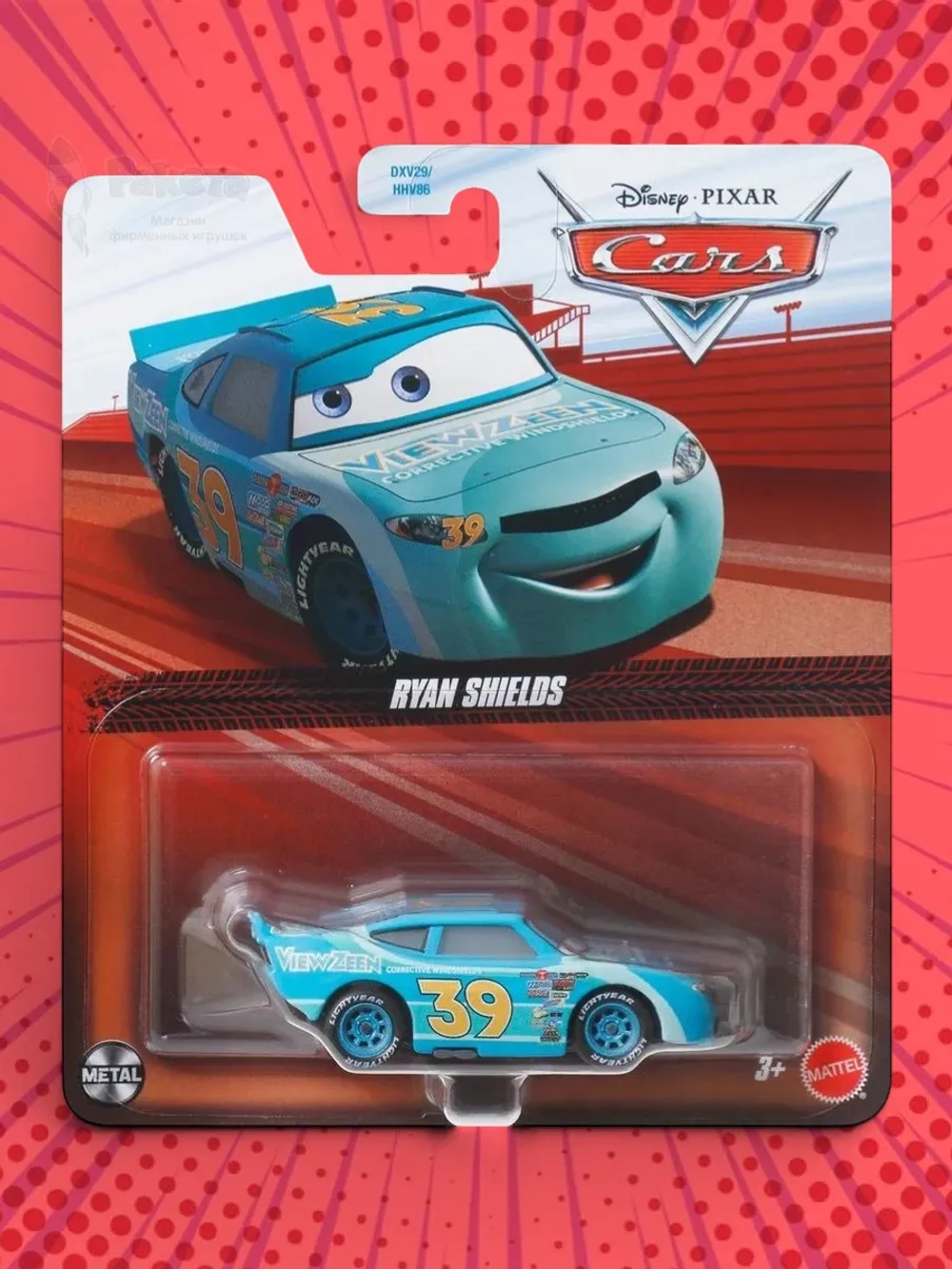 Машинка Disney Pixar Cars Тачки Ryan Shields DXV29 JDL71