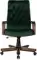 Кресло руководителя Бюрократ T-9928WALNUT Fabric зеленый California 696 крестов. металл/дерево