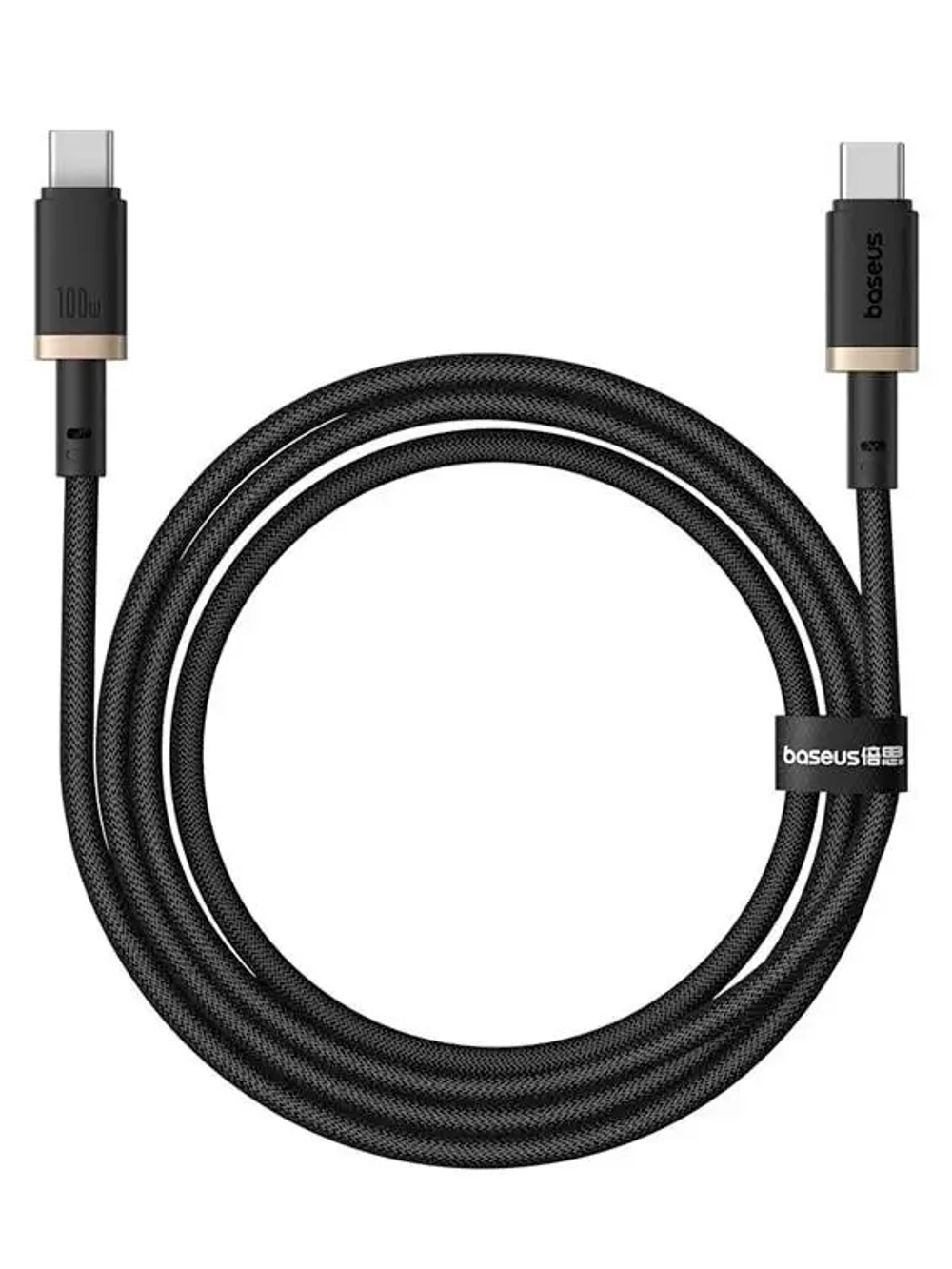 Кабель-зарядка Type-C на Type-C Baseus Dura Series 100W 1м P10377803U01-00 черно-золотистый