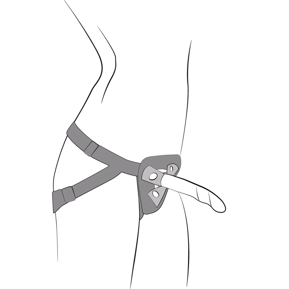 Женский страпон 14см Romp Piccolo Pegging Strap-On Kit RPSO1SG9