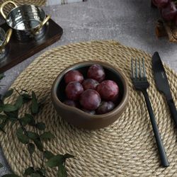 Салатник 210 мл 11,5*10,7 см h5,1 cм емкость для закусок Village Purple New Brown Taiga P.L. [6]