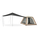 Палатка Naturehike Ango Air Pro, 3-местная, быстросборная, надувной каркас, коричневая, артикул CNK2550WS017-3BRC