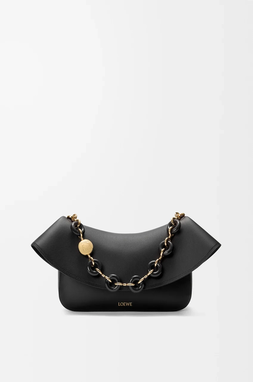 Loewe Средняя сумка Ola из гладкой телячьей кожи, черный