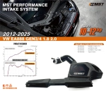 Система холодного впуска MST Performance MQB VW/Audi/Seat/Skoda Gen3 EA888 1.8/2.0T Cold Air Intake System - With High Flow (HYBRID Turbo Inlet)