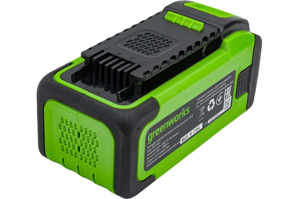 Аккумулятор GREENWORKS G40B8 40 В,8.0 Ач Li-ion 2951607