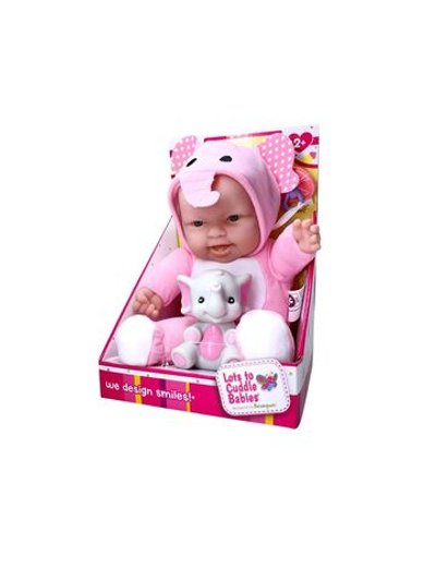 Кукла для девочки мягконабивная в костюме Слоника 30см (35300)