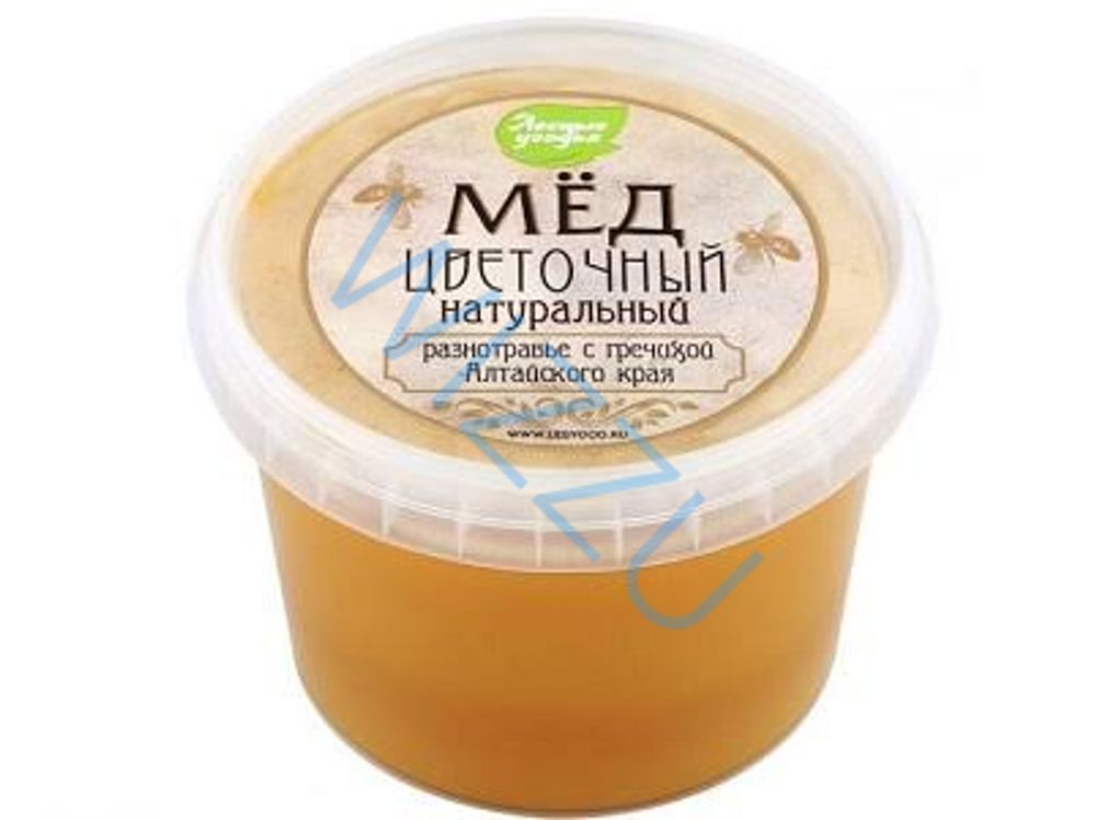 Мед Лесные Угодья разнотравье пл/б 1кг