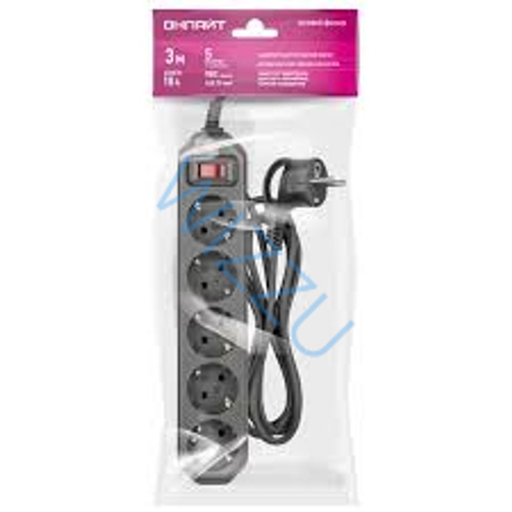 Удлинитель ОНЛАЙТ 90 884 OSP-USB-05-300-ESC-3х0.75-BL