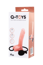 Фаллоимитатор с грушей ToyFa A-toys 19,5 см