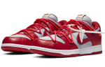 Nike Dunk Low Off White University Red