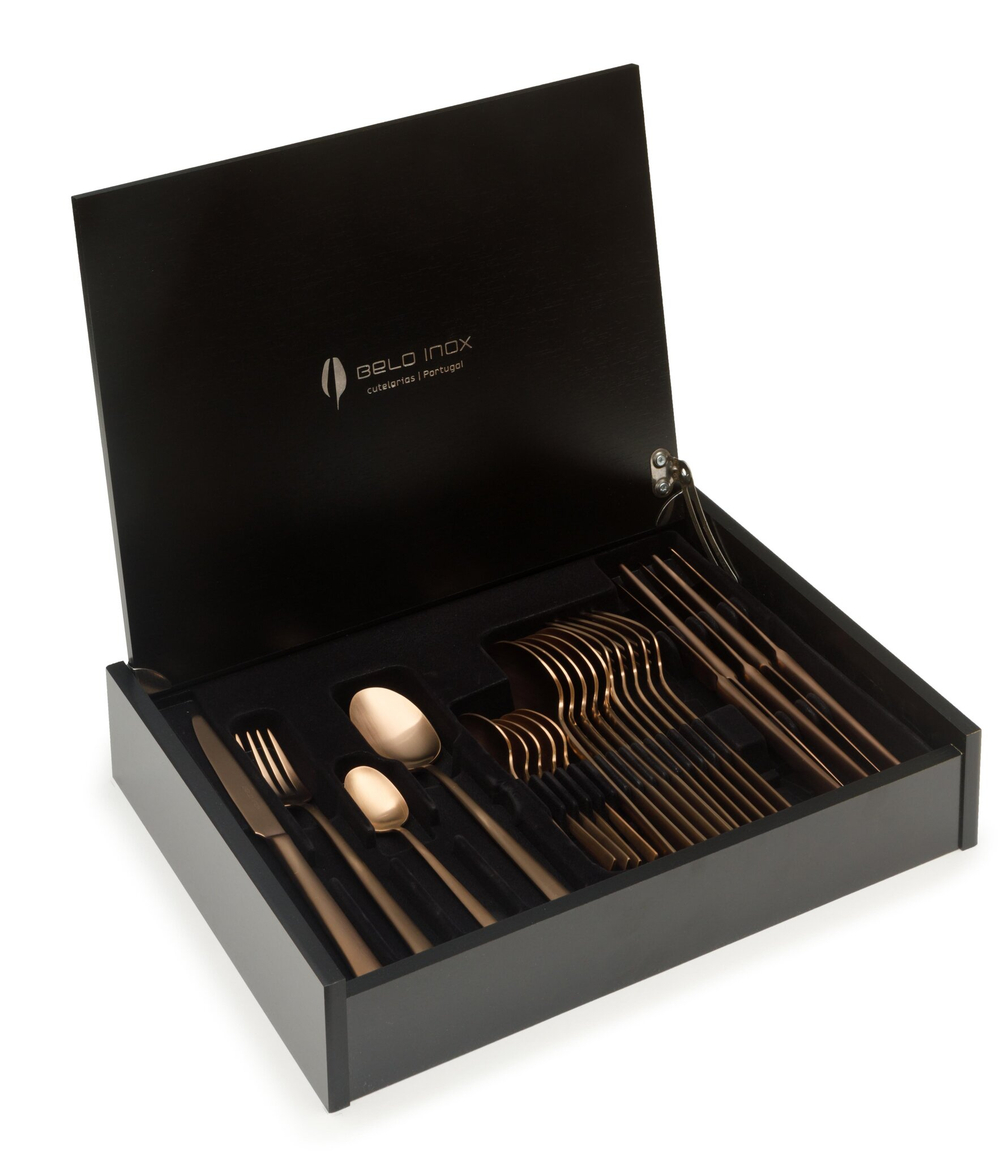 Набор TOUCH mate bronze 49-50столовые приборы Belo Inox Бронзовый