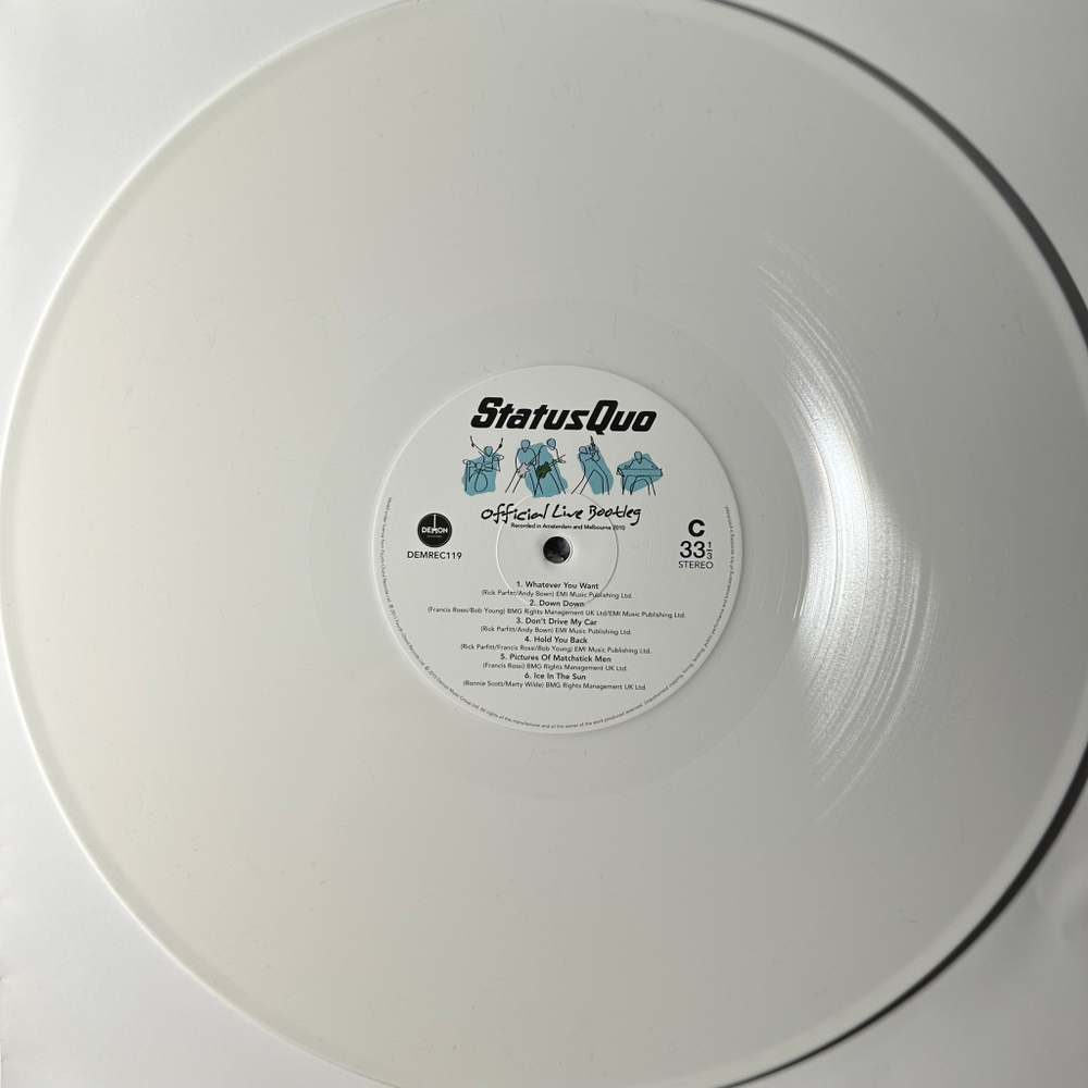 Status Quo ‎– Quid Pro Quo 2LP (Европа 2016г.) White