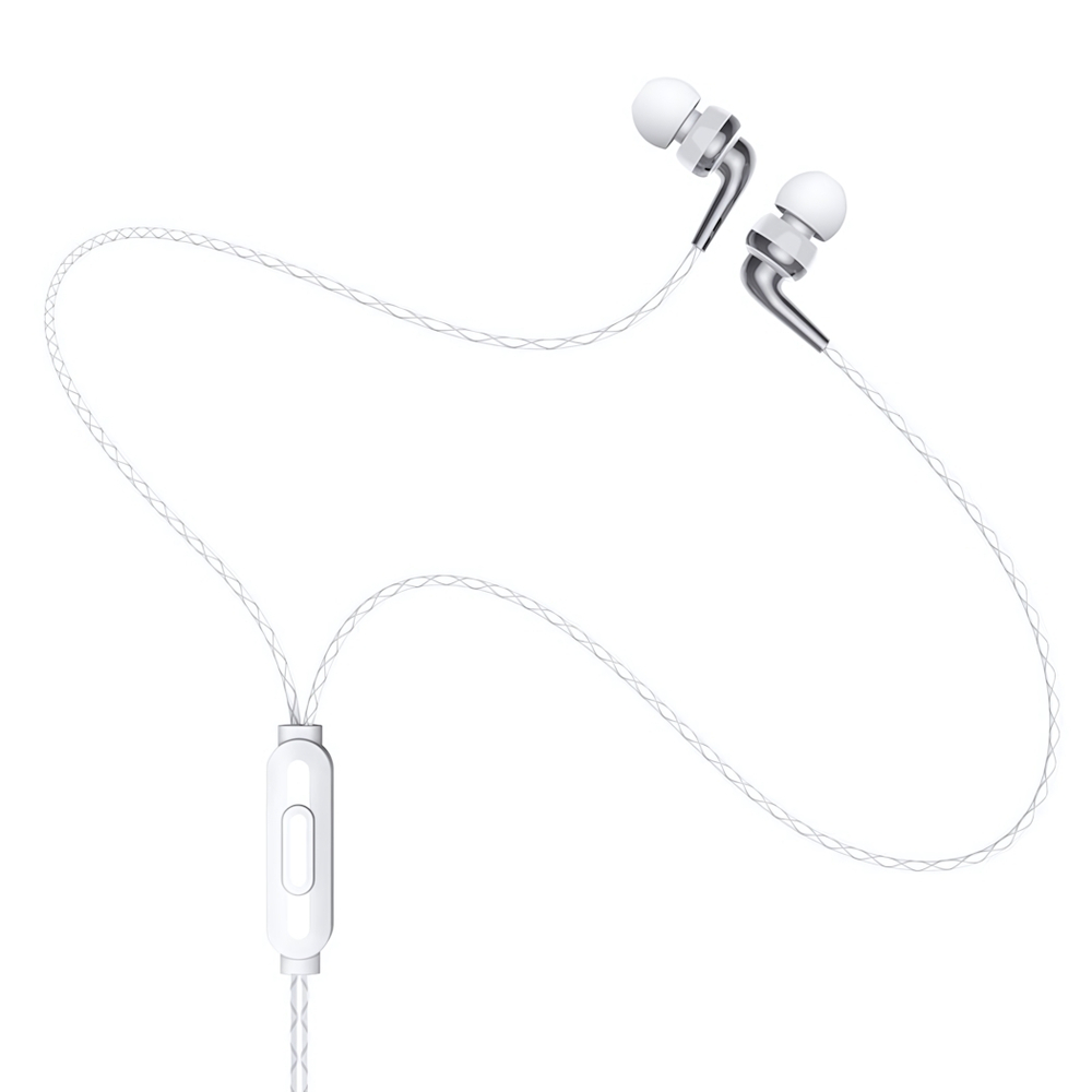 Гарнитура HOCO M71, вакуумные, разъем Jack, кабель 1.2 м White