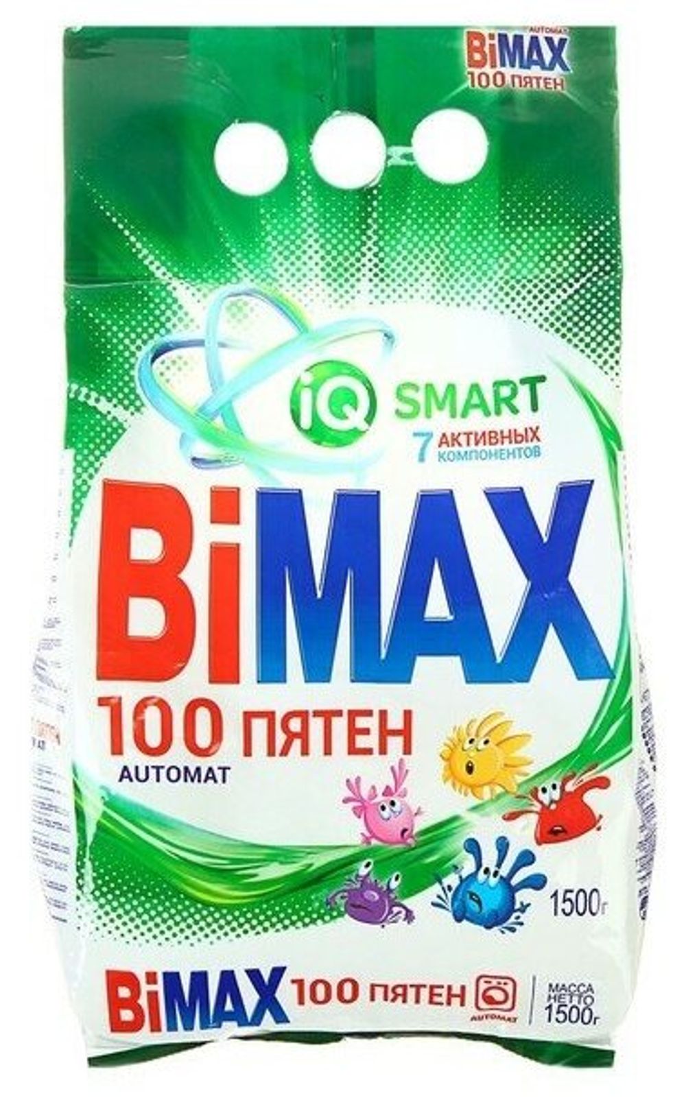 Порошок Бимакс авт 1,5кг 100 пятен