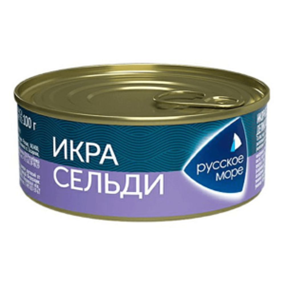 Икорное рыбное изделие Икра сельди деликатесная Люкс Оригинальная Русское Море 100г 1/6