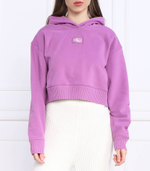 Худи badge wide sleeves CALVIN KLEIN JEANS - фиолетовый(J20J220438)