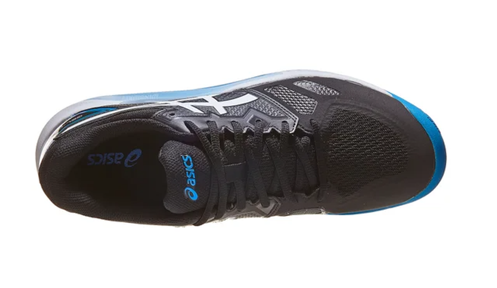 Мужские кроссовки теннисные Asics Gel-Challenger 13 Clay - black/electric blue