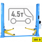 Подъемник двухстоечный GW-C4500 380 Great Wolf, 4.5 т, 380 вольт, нижняя синхронизация, гидравлический