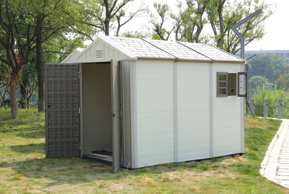 Садовый пластиковый сарай HouzBlock Comfort-3 (2.2x3.3 м)