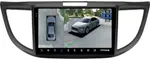 Магнитола для Honda CR-V 4 2012-2016 (большая рамка 9) - Teyes CC3-2K-360 на Android 10, Быстрая, 2K QLED, CarPlay, 4G SIM-слот, 4 камеры в комплекте