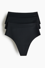 Трусы-стринги с высокой посадкой DryMove™, 3 шт. - H&M